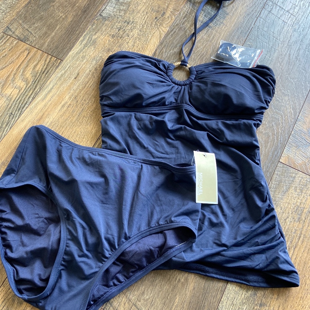 Michael Kors tanking navy blue size S